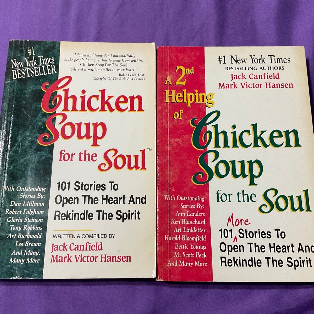 Book - two booksChicken Soup for the Soul book 1 and 2. B102